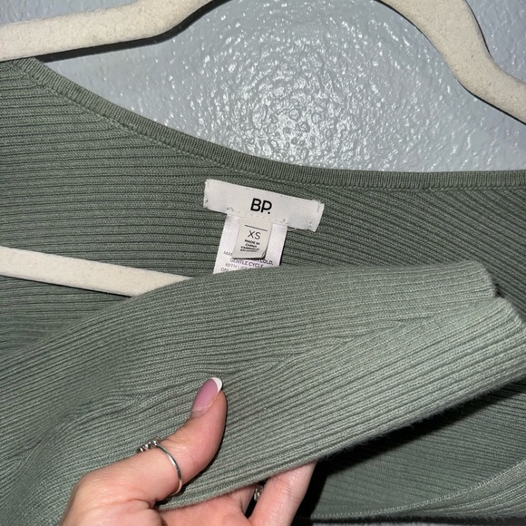 BP Sage Green Ribbed Knitwear - Picture 3 of 3